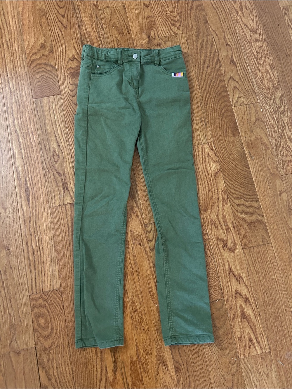 Girl Green Stretch Skinny pants jeans